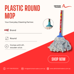 plastic round mop